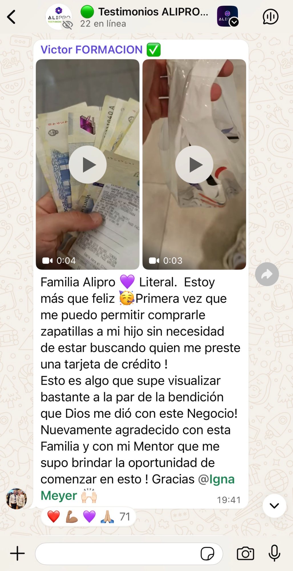 Testimonio Víctor